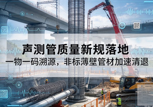 嵊州声测管质量新规落地，一物一码溯源，非标薄壁管材加速清退