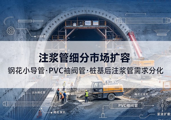 嵊州注浆管细分市场扩容，隧道钢花小导管、PVC 袖阀管、桩基后注浆管需求分化